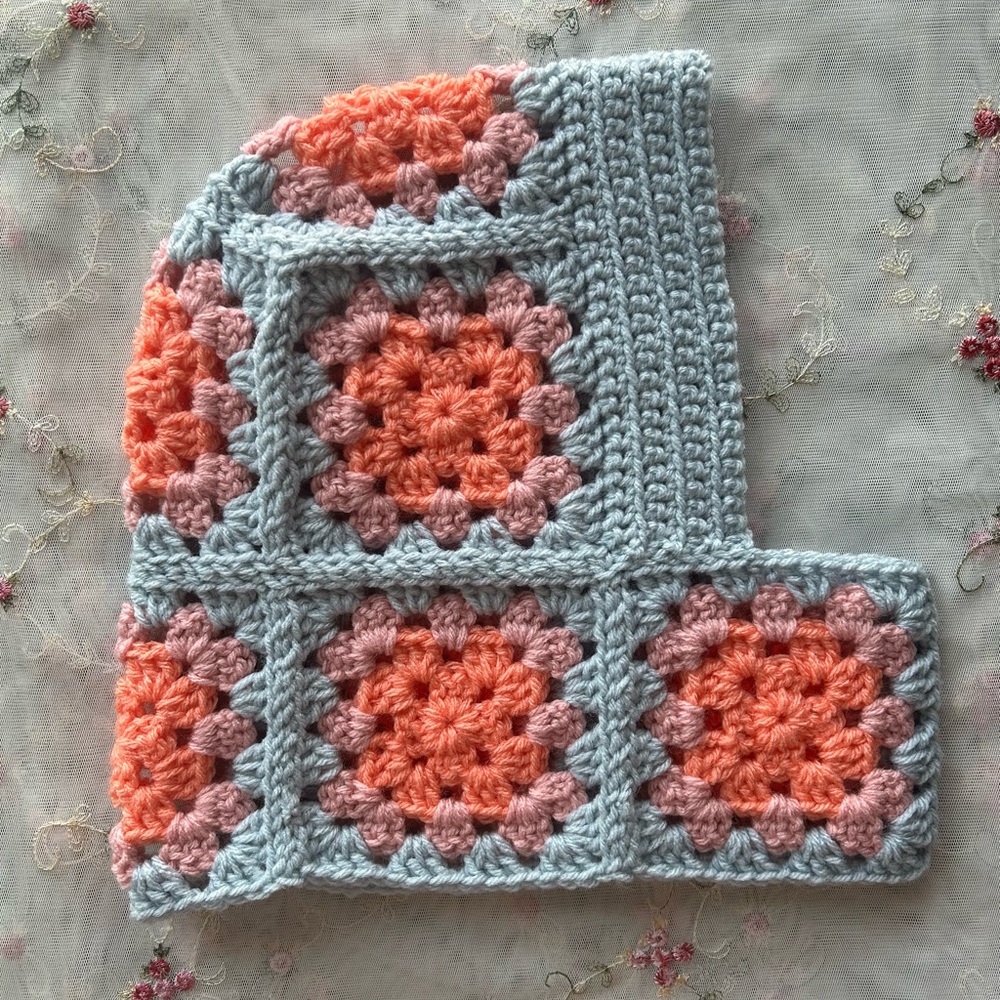 Granny Square Crochet Balaclava